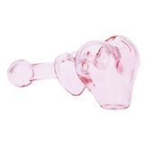 Lovely Hearts Glass Hand Pipe - 4" - Discreet Smoker